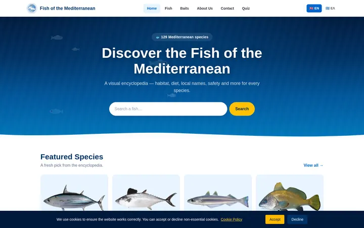 About All Fish, κατασκευήeCommerce ιστοσελίδας