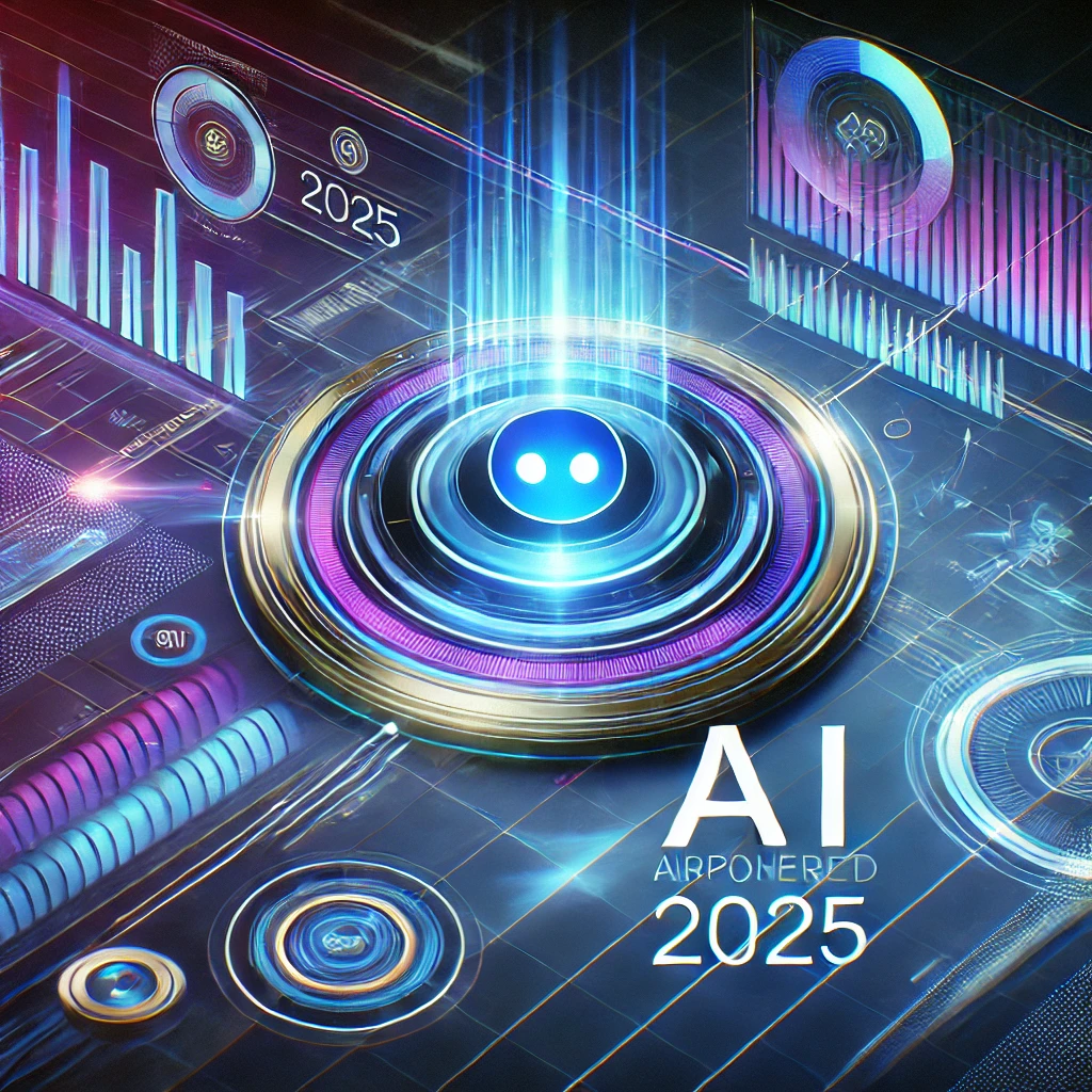 AI powered website interface in 2025